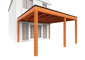 Aanbouwveranda Modena 4300x4850x2700mm (bxdxh) rechts    52.7332