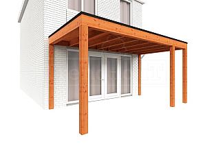 Aanbouwveranda Modena 4700x3000x2700mm (bxdxh) rechts    52.7212