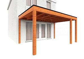 Aanbouwveranda Modena 4700x3650x2700mm (bxdxh) rechts    52.7274