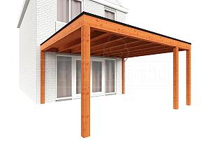 Aanbouwveranda Modena 4700x4850x2700mm (bxdxh) rechts    52.7336