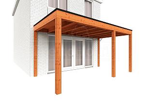 Aanbouwveranda Modena 4850x3000x2700mm (bxdxh) rechts    52.7216