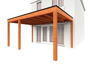 Aanbouwveranda Modena 4850x3650x2700mm (bxdxh) links    52.7276