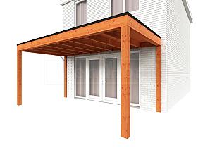 Aanbouwveranda Modena 4900x3000x2700mm (bxdxh)    52.7218