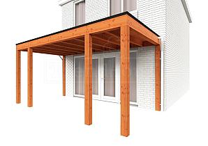 Aanbouwveranda Modena 5050x3000x2700mm (bxdxh)    52.7220