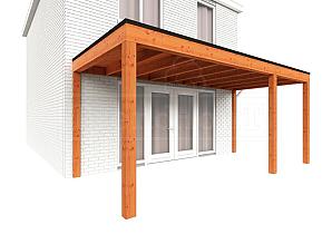 Aanbouwveranda Modena 5500x3000x2700mm (bxdxh) rechts    52.7224