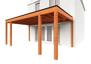 Aanbouwveranda Modena 5700x3650x2700mm (bxdxh)    52.7288