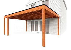 Aanbouwveranda Modena 5900x4850x2700mm (bxdxh) links    52.7352