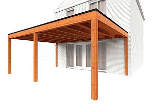 Aanbouwveranda Modena 6000x4850x2700mm (bxdxh)    52.7356