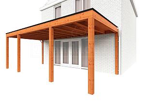 Aanbouwveranda Modena 6600x3650x2700mm (bxdxh)    52.7296