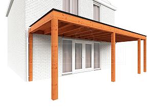 Aanbouwveranda Modena 6950x3000x2700mm (bxdxh) rechts    52.7240