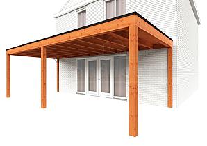 Aanbouwveranda Modena 7250x3650x2700mm (bxdxh)    52.7306