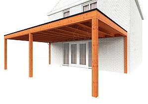 Aanbouwveranda Modena 7250x4850x2700mm (bxdxh)    52.7368