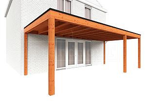 Aanbouwveranda Modena 7300x3650x2700mm (bxdxh) rechts    52.7310