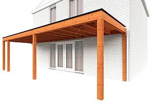 Aanbouwveranda Modena 8250x3000x2700mm (bxdxh) links    52.7250