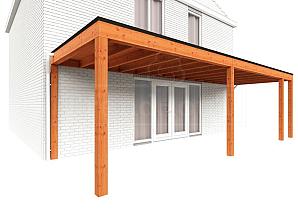 Aanbouwveranda Modena 8250x3000x2700mm (bxdxh) rechts    52.7252