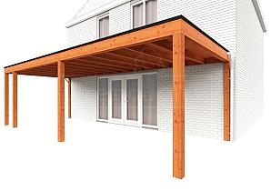 Aanbouwveranda Modena 8250x3650x2700mm (bxdxh) links    52.7312