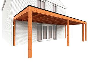 Aanbouwveranda Modena 8250x3650x2700mm (bxdxh) rechts    52.7314