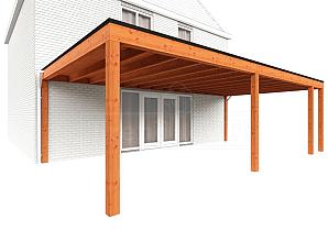 Aanbouwveranda Modena 8250x4850x2700mm (bxdxh) rechts    52.7376