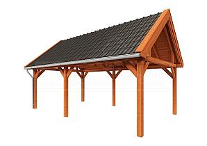 Buitenverblijf Zadeldak XL 7000x4400x4250mm (bxdxh)    52.1152