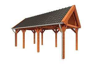 Buitenverblijf Zadeldak XL 7100x3800x3950mm (bxdxh)    52.1153