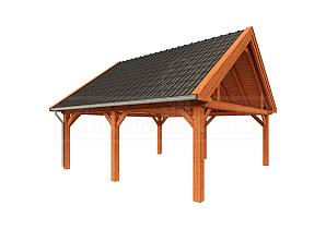 Buitenverblijf Zadeldak XXL 6550x7000x5000mm (bxdxh)    52.1181