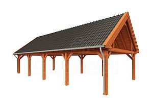 Buitenverblijf Zadeldak XXL 12500x5950x4900mm (bxdxh)    52.1186