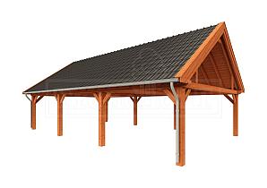 Buitenverblijf Zadeldak XXL 11450x7000x5000mm (bxdxh)    52.1185