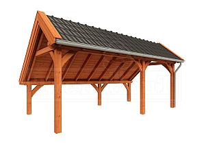 Kapschuur de Hoeve XL 6500x3800x3450mm (bxdxh) rechts    52.6106