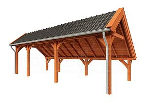 Kapschuur de Hoeve XL 8150x3800x3450mm (bxdxh) links    52.1216