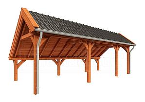 Kapschuur de Hoeve XL 8150x3800x3450mm (bxdxh) rechts    52.6112