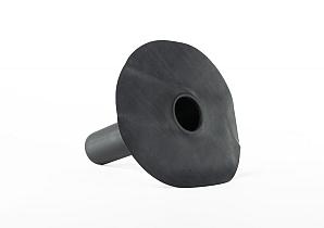 RedFox EPDM dakdoorvoor onderuitloop 75MM