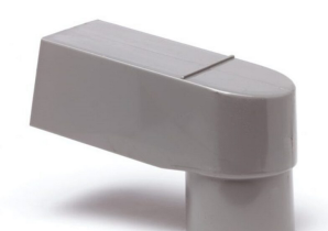 RedFox PVC stadsuitloop grijs 60x80mm  70/80mm  EXCL EPDM dakdoorvoer