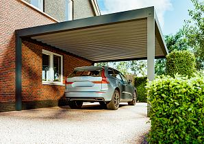Aluxe Carport aanbouw RAL7016  5000 mm breed