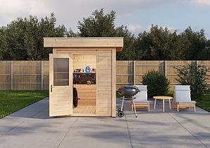 Lugarde Modern tuinhuis 28mm Den Haag 200x200cm 