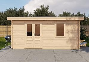 Lugarde Blokhut Duiven 500x400cm 