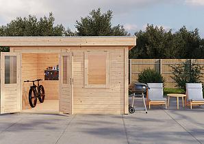 Lugarde Modern tuinhuis 28mm Bodegraven 388x300cm 