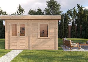 Lugarde Modern tuinhuis 44mm Breda 388x250cm