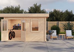 Lugarde Modern tuinhuis 44mm Gorssel 388x200cm