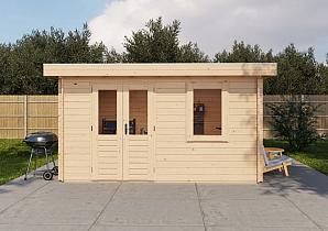 Lugarde Blokhut Renkum 400x300cm