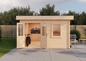 Lugarde Modern tuinhuis 44mm Rotterdam 388x388cm