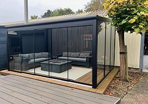 Showmodel aluminium overkapping 470x350cm