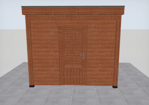 Zelfbouwpakket Plat dak Traditioneel 3050x3050 mm