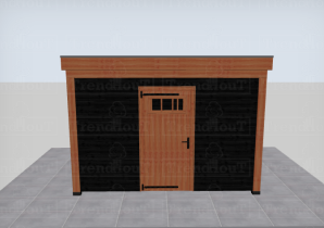 Zelfbouwpakket Plat dak Traditioneel 3405x3050 mm