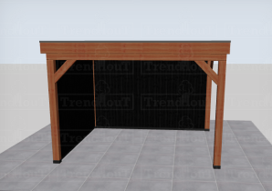 Zelfbouwpakket Plat dak Traditioneel 3405x3405 mm