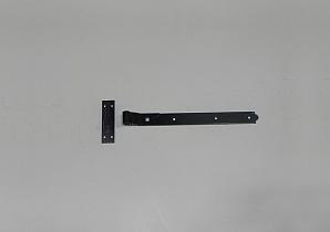 Duimheng rustiek  400mm [5mm] Zwart gepoedercoat  DU-057