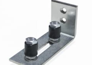 Geleidingsplaat dubbele roller  120x50x60mm Galvanisch verzinkt  SP-25