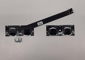 Overslaggrendel  450mm Zwart gepoedercoat  OV-020