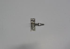 Plaat met draadstang voor frames  120x40mm [5mm] RVS  LUX-29