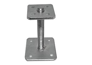 Plaatanker  Plaatanker 160mm (vaste moer) Wit verzinkt  VA-01