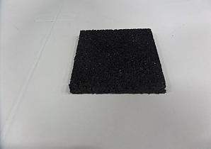 Tegeldrager rubber  100x100mm [10mm] Rubber Zwart RU-08-ZW